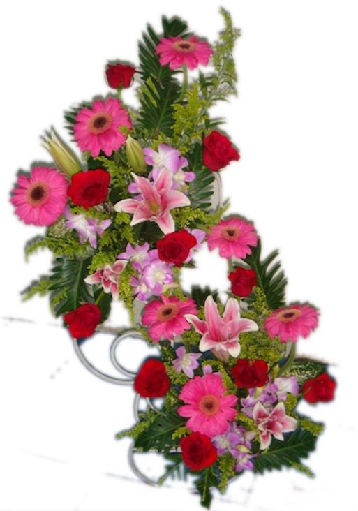 Table Arrangements - Pretty in Pink - standard