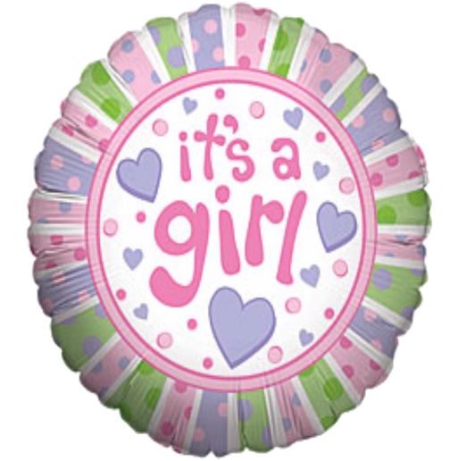 It's A Girl Balloon