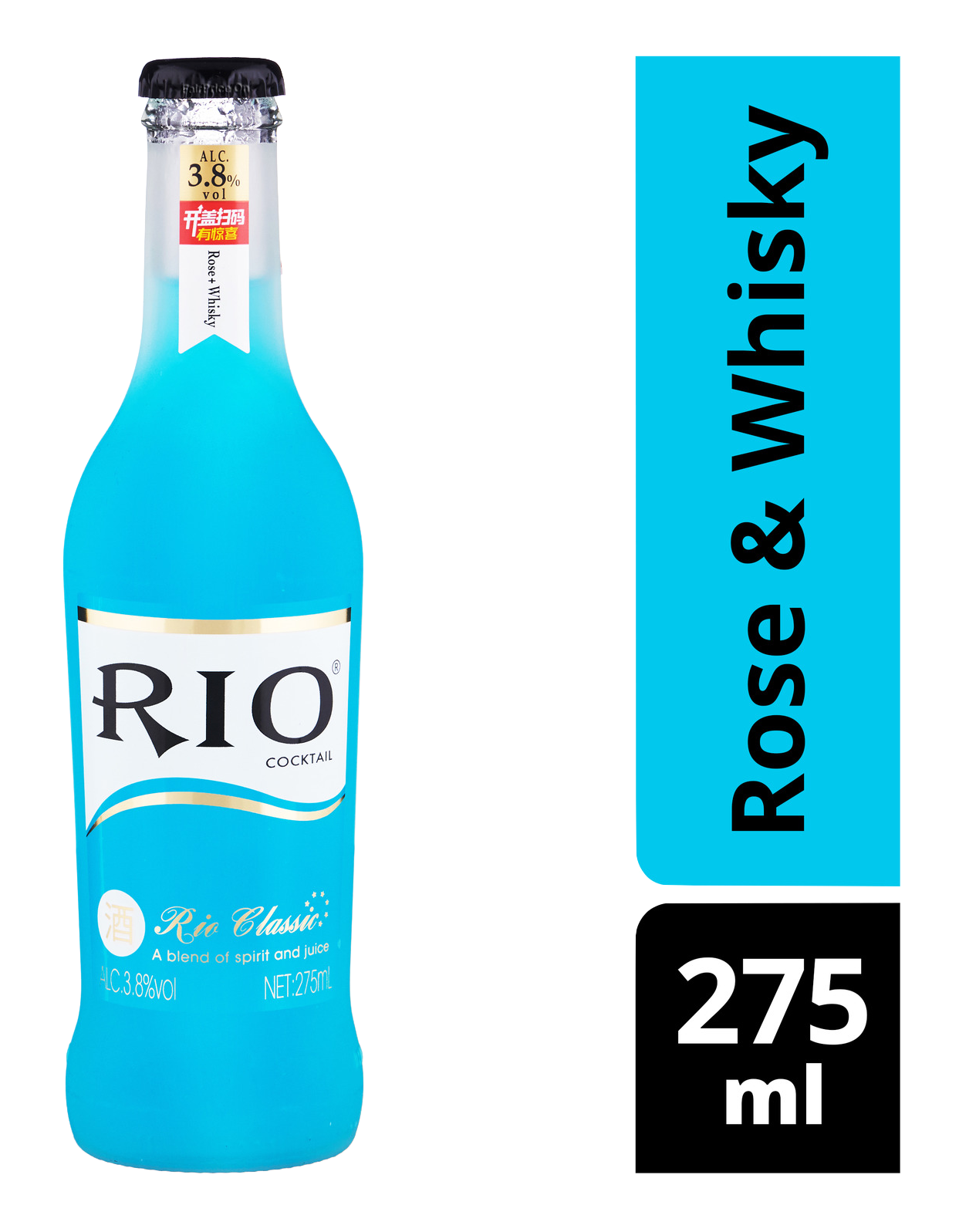 Rio Bottle Cocktail - Rose & Whisky 275ml